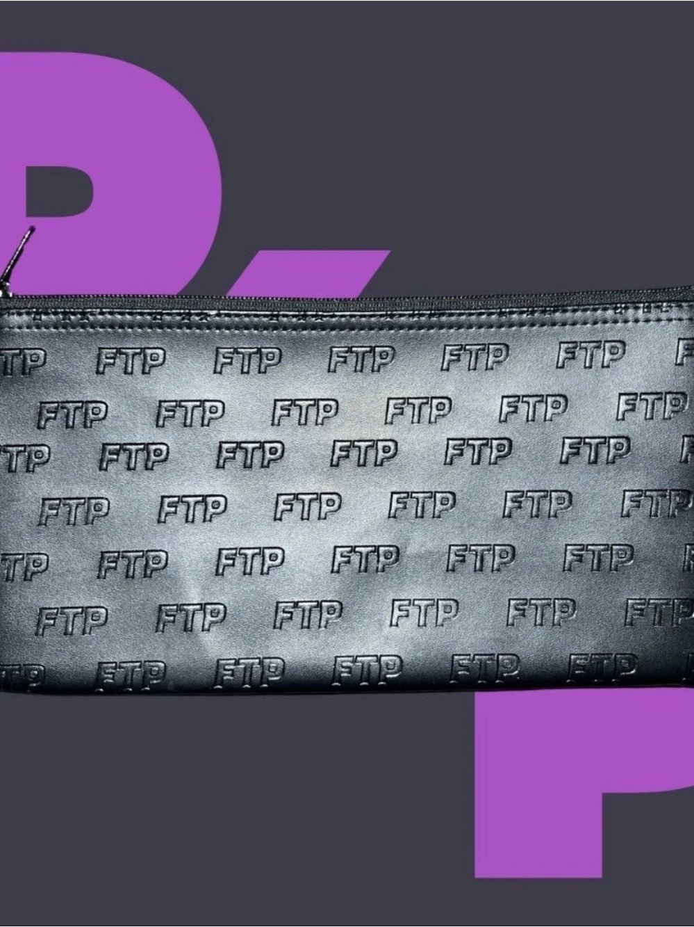 FTP Debossed All Over Money Bag